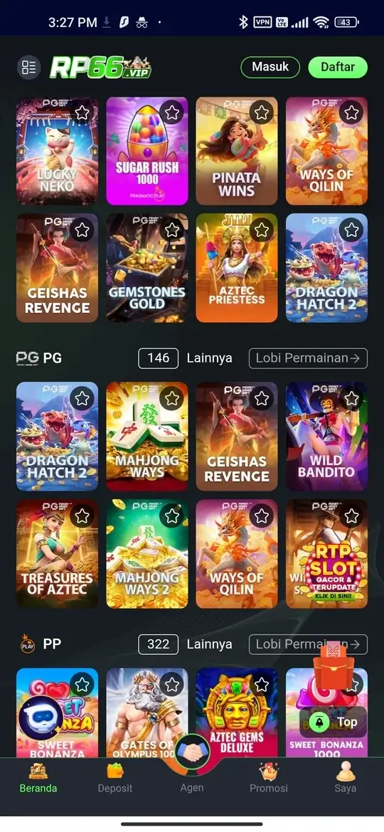 RP66 APK Screenshot 1 - Tampilan Utama
